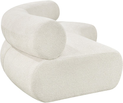 Shiloh Cream Chenille Fabric Modular Sofa S2A