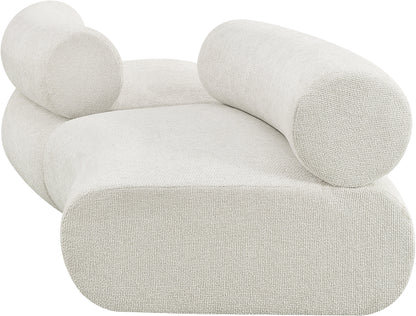 Shiloh Cream Chenille Fabric Modular Sofa S2B