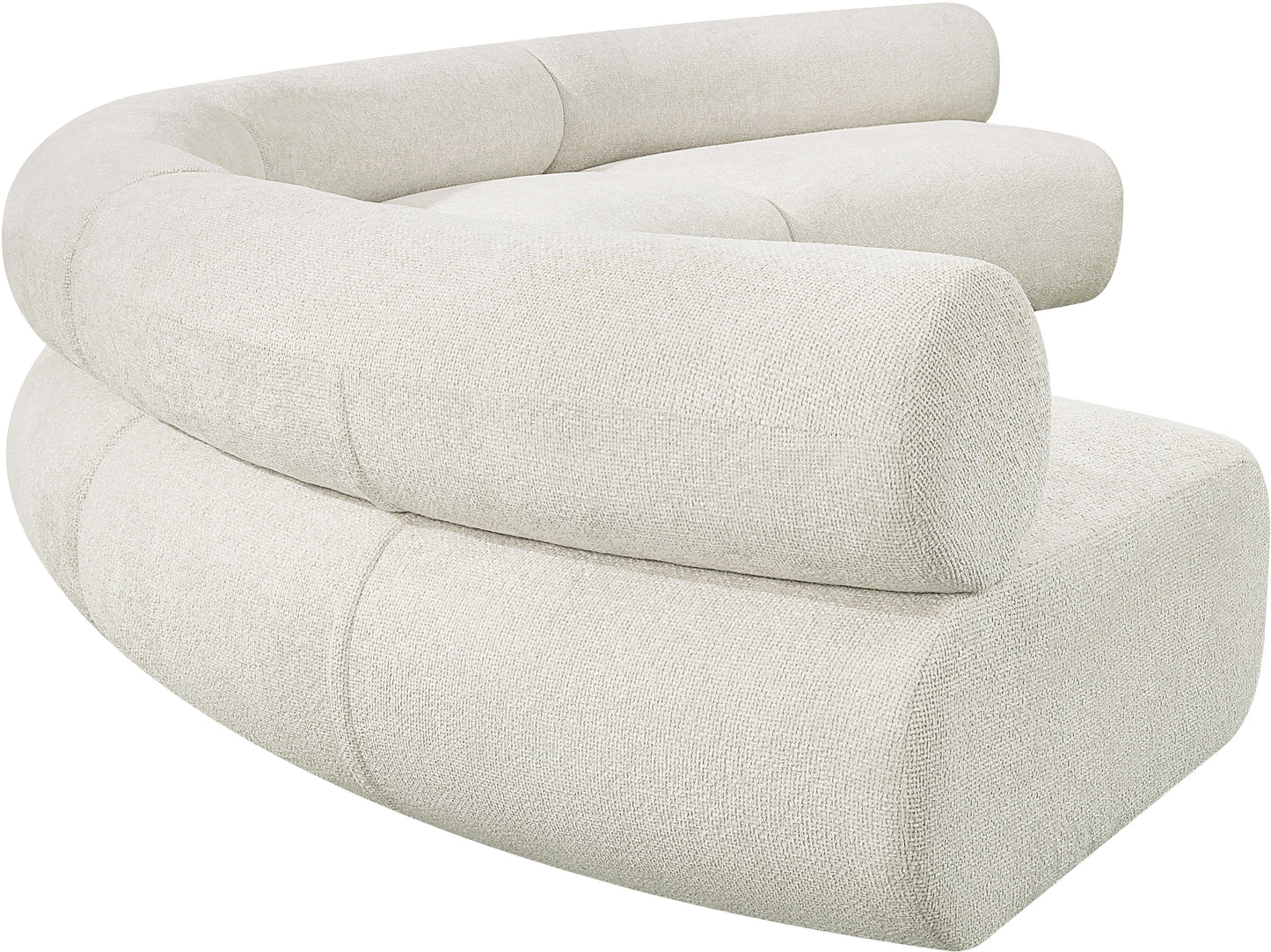 shiloh cream chenille fabric modular sofa s4a