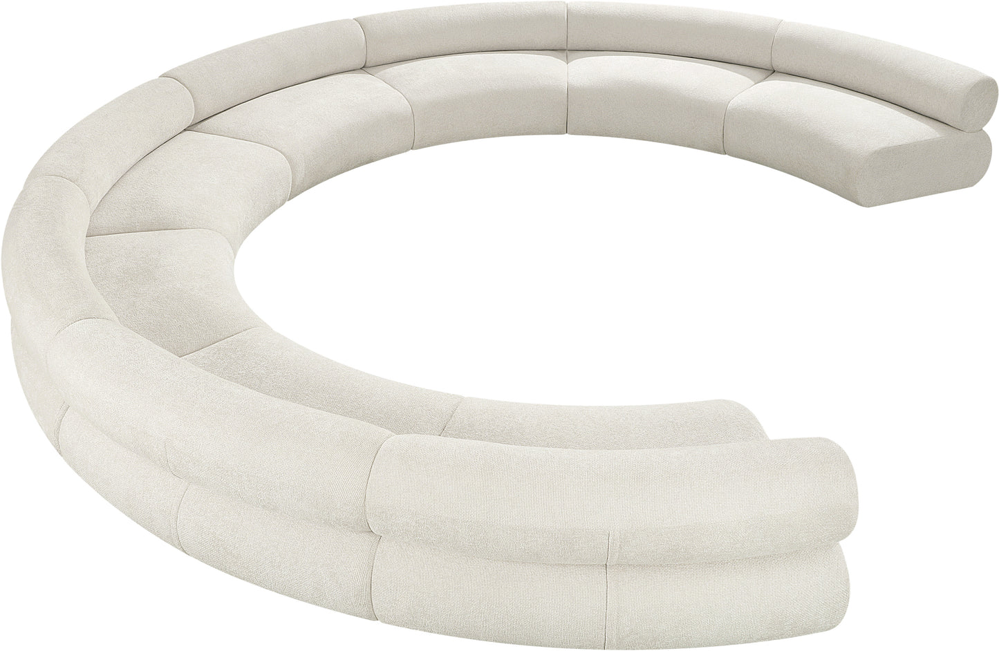 shiloh cream chenille fabric modular sofa s8a