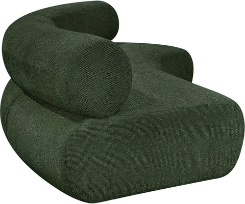 Shiloh Green Chenille Fabric Modular Sofa S2A