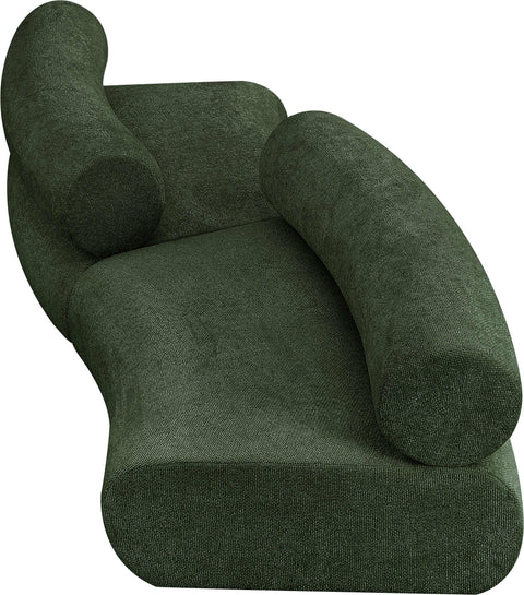 Shiloh Green Chenille Fabric Modular Sofa S2B