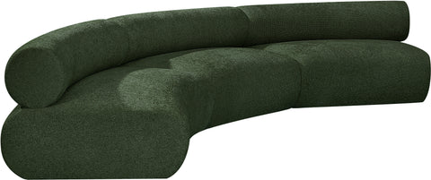 Shiloh Green Chenille Fabric Modular Sofa S3A