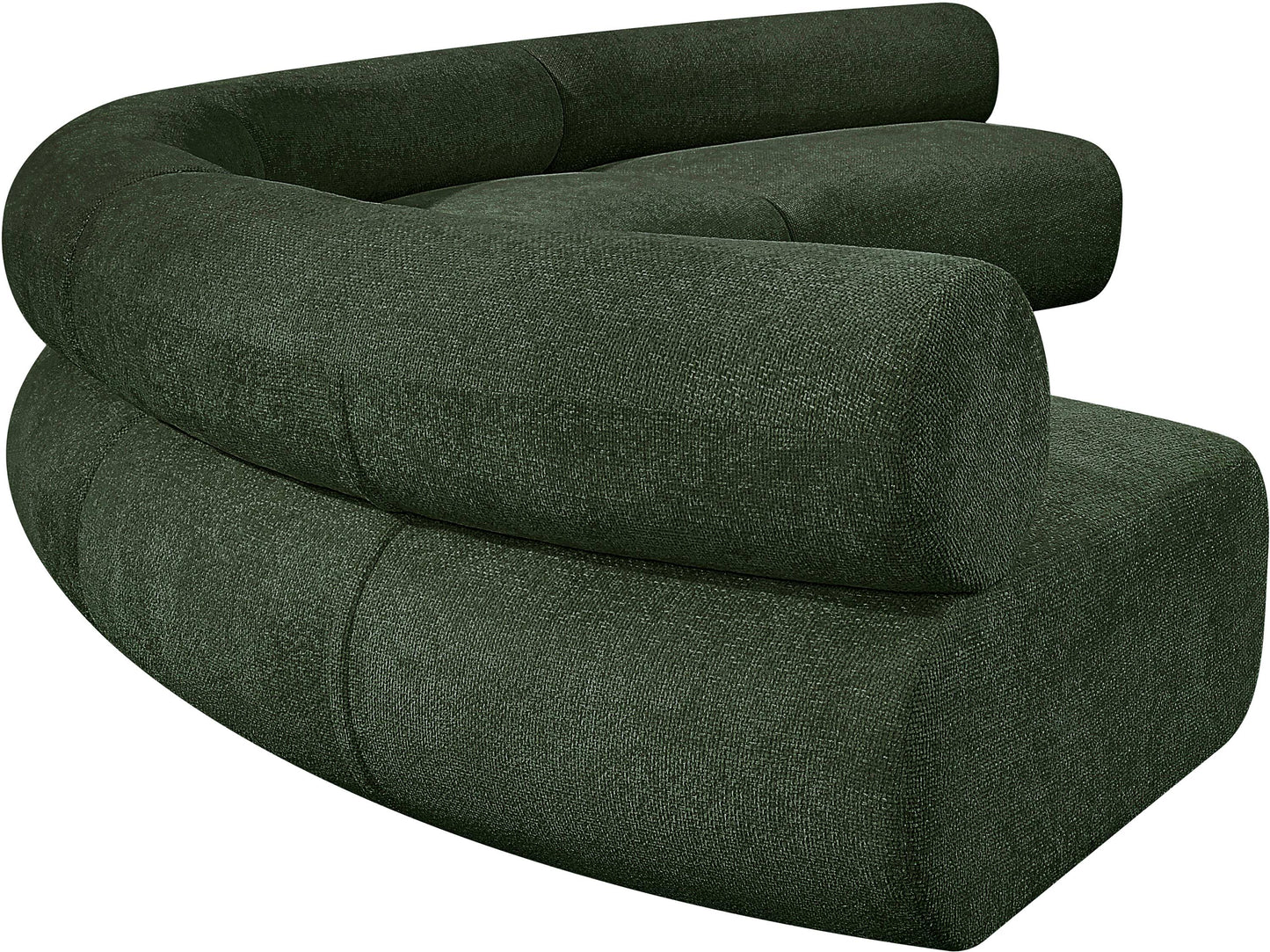 shiloh green chenille fabric modular sofa s4a