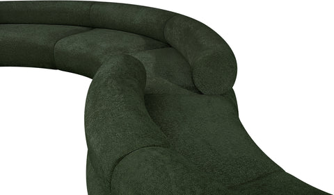 Bellamy Green 202 Chenille Fabric Upholstered Modular Sectional, 4-Piece