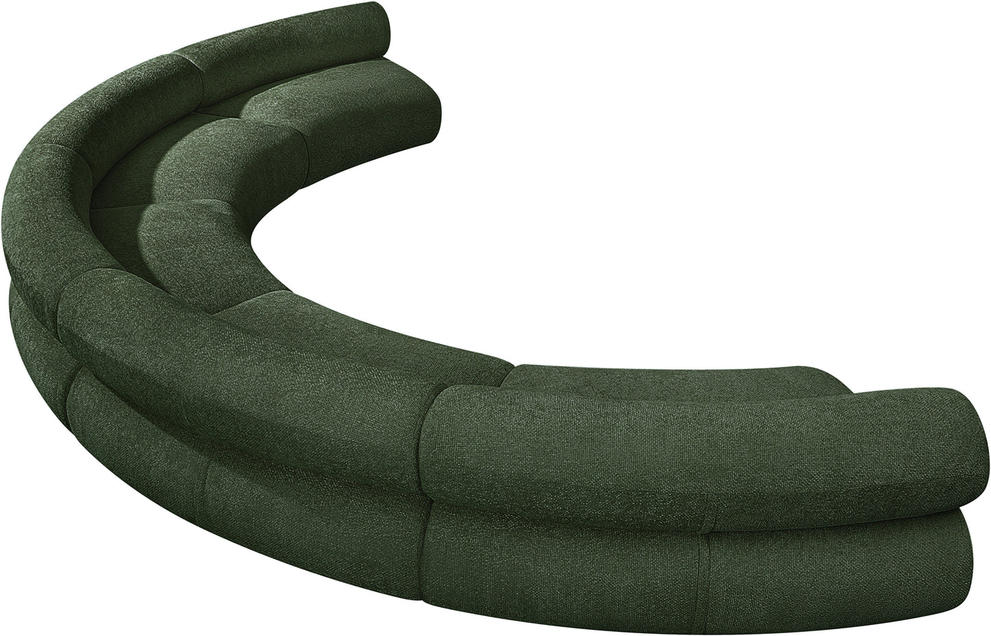 shiloh green chenille fabric modular sofa s5a