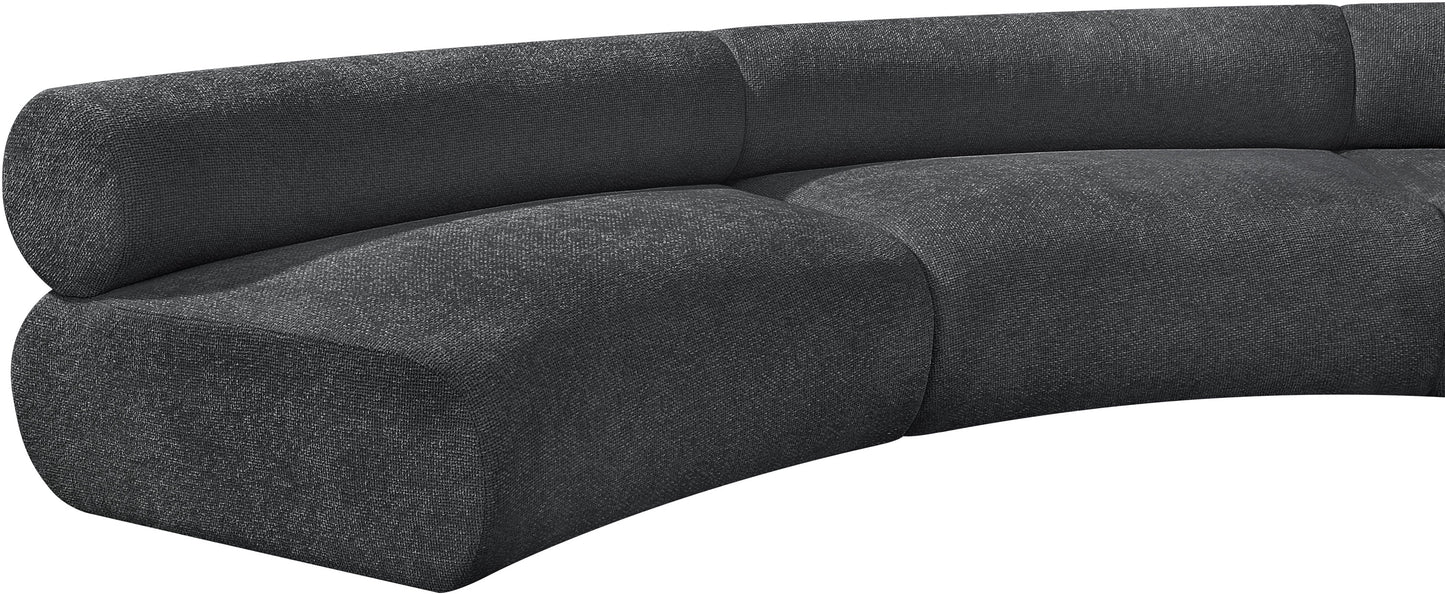 shiloh grey chenille fabric modular sofa s10a