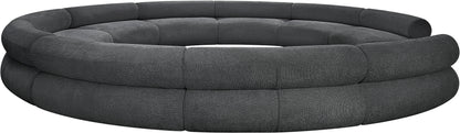 Shiloh Grey Chenille Fabric Modular Sofa S10A