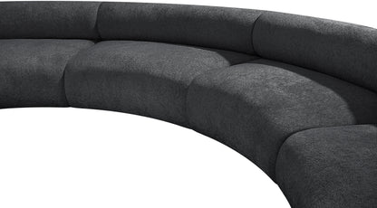 Shiloh Grey Chenille Fabric Modular Sofa S10A