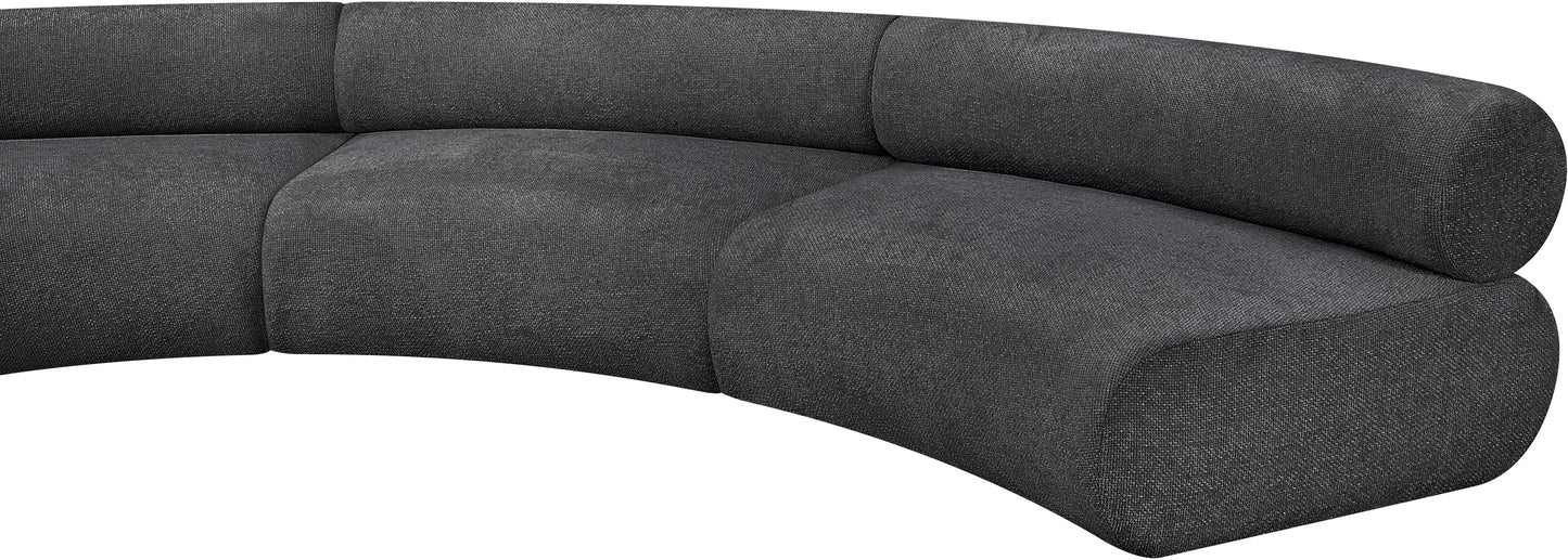 shiloh grey chenille fabric modular sofa s10a