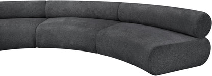 Shiloh Grey Chenille Fabric Modular Sofa S10A