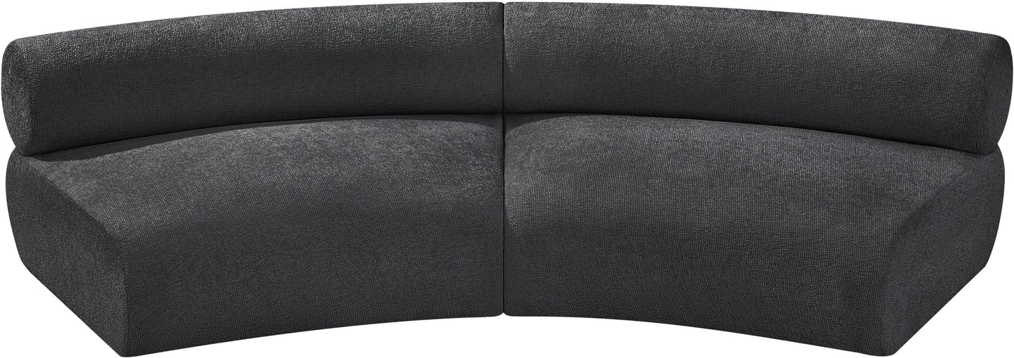 shiloh grey chenille fabric modular sofa s2a