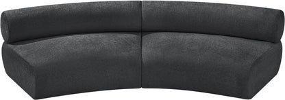 Shiloh Grey Chenille Fabric Modular Sofa S2A