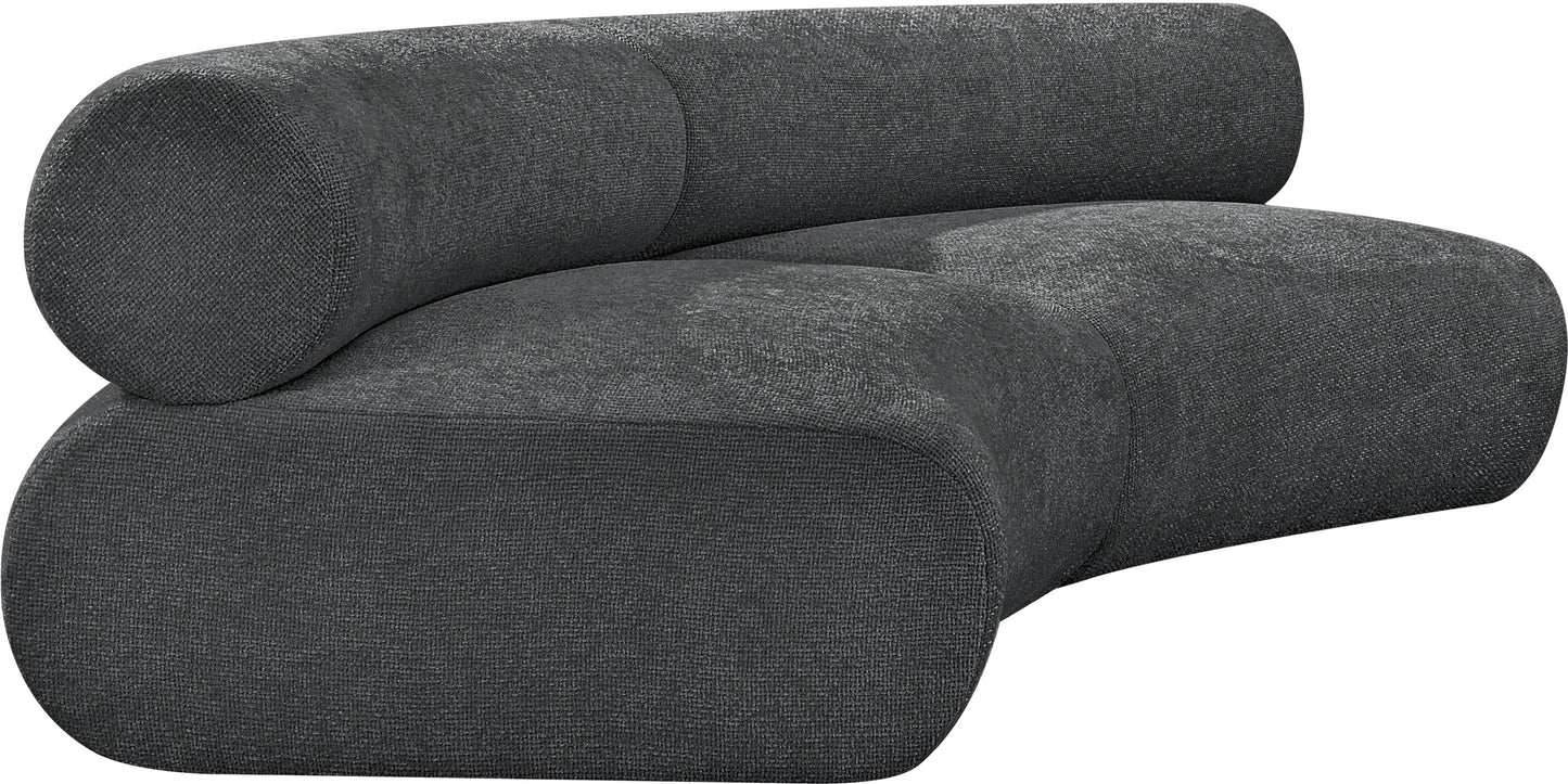 shiloh grey chenille fabric modular sofa s2a