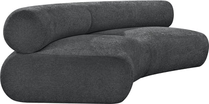 Shiloh Grey Chenille Fabric Modular Sofa S2A