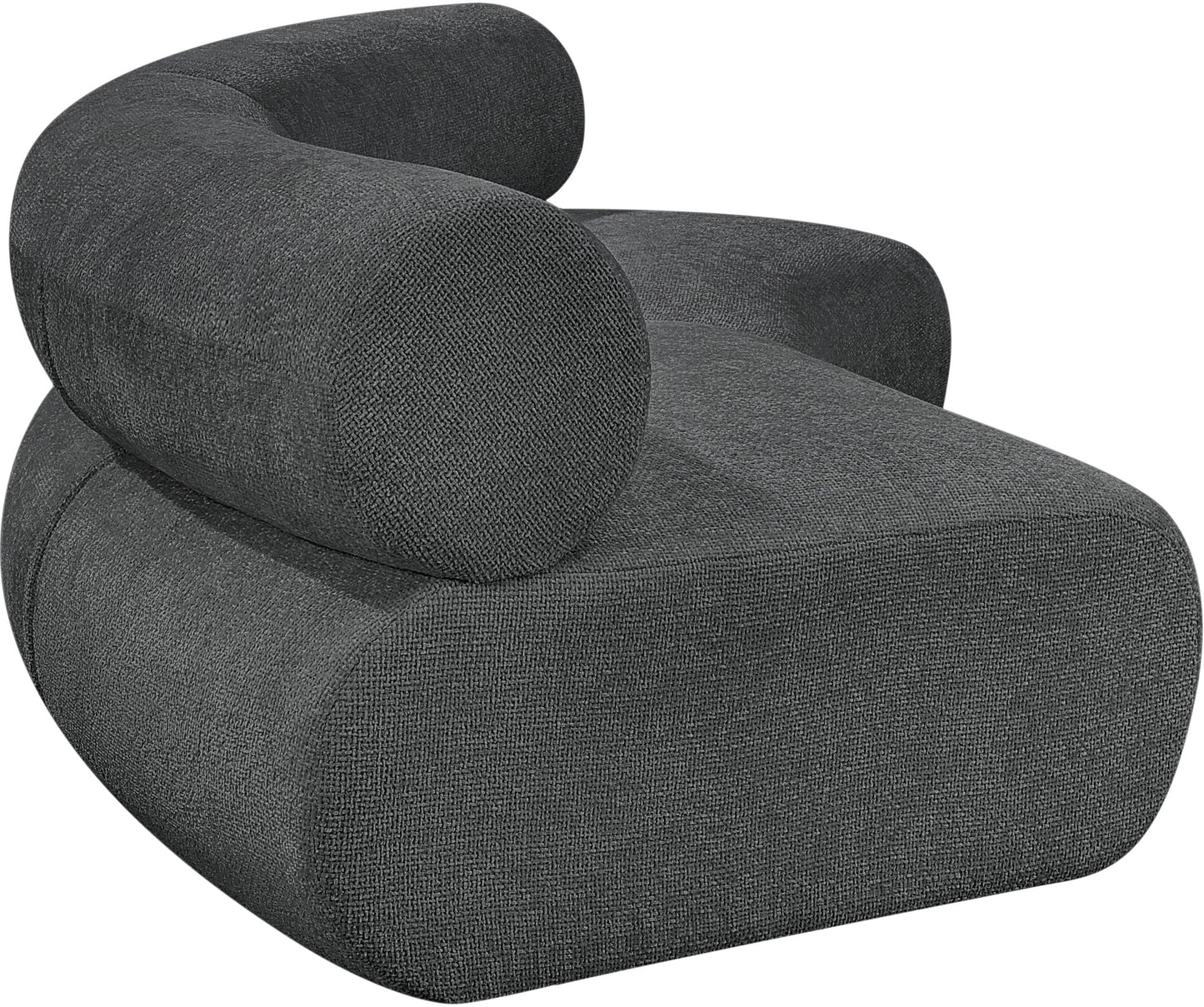 shiloh grey chenille fabric modular sofa s2a