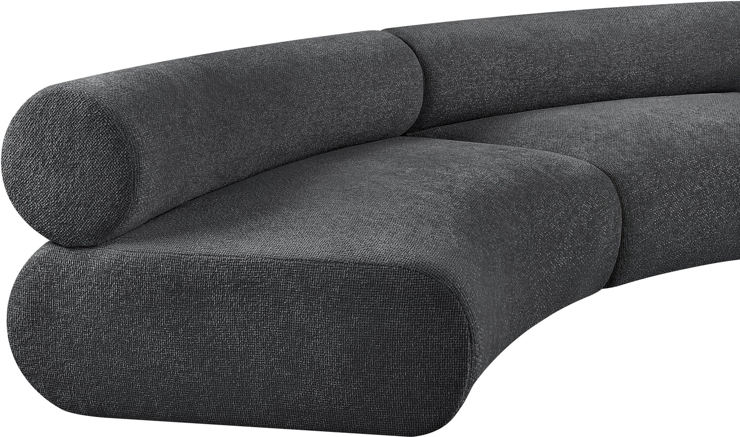 shiloh grey chenille fabric modular sofa s2a