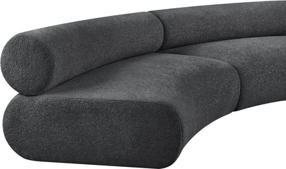 Shiloh Grey Chenille Fabric Modular Sofa S2A