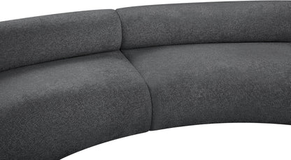 Shiloh Grey Chenille Fabric Modular Sofa S2A