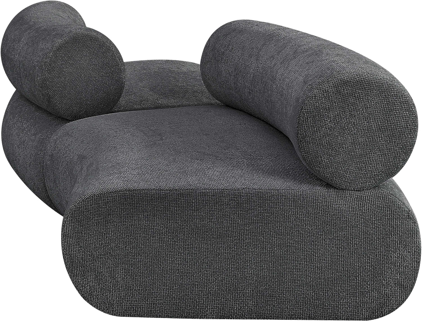 shiloh grey chenille fabric modular sofa s2b