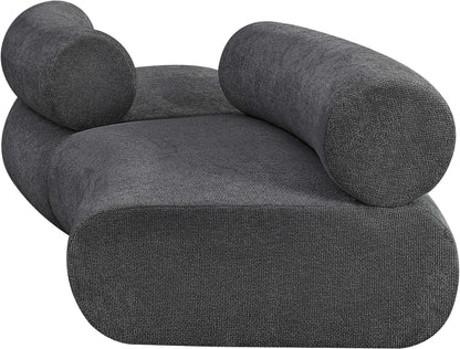 Shiloh Grey Chenille Fabric Modular Sofa S2B