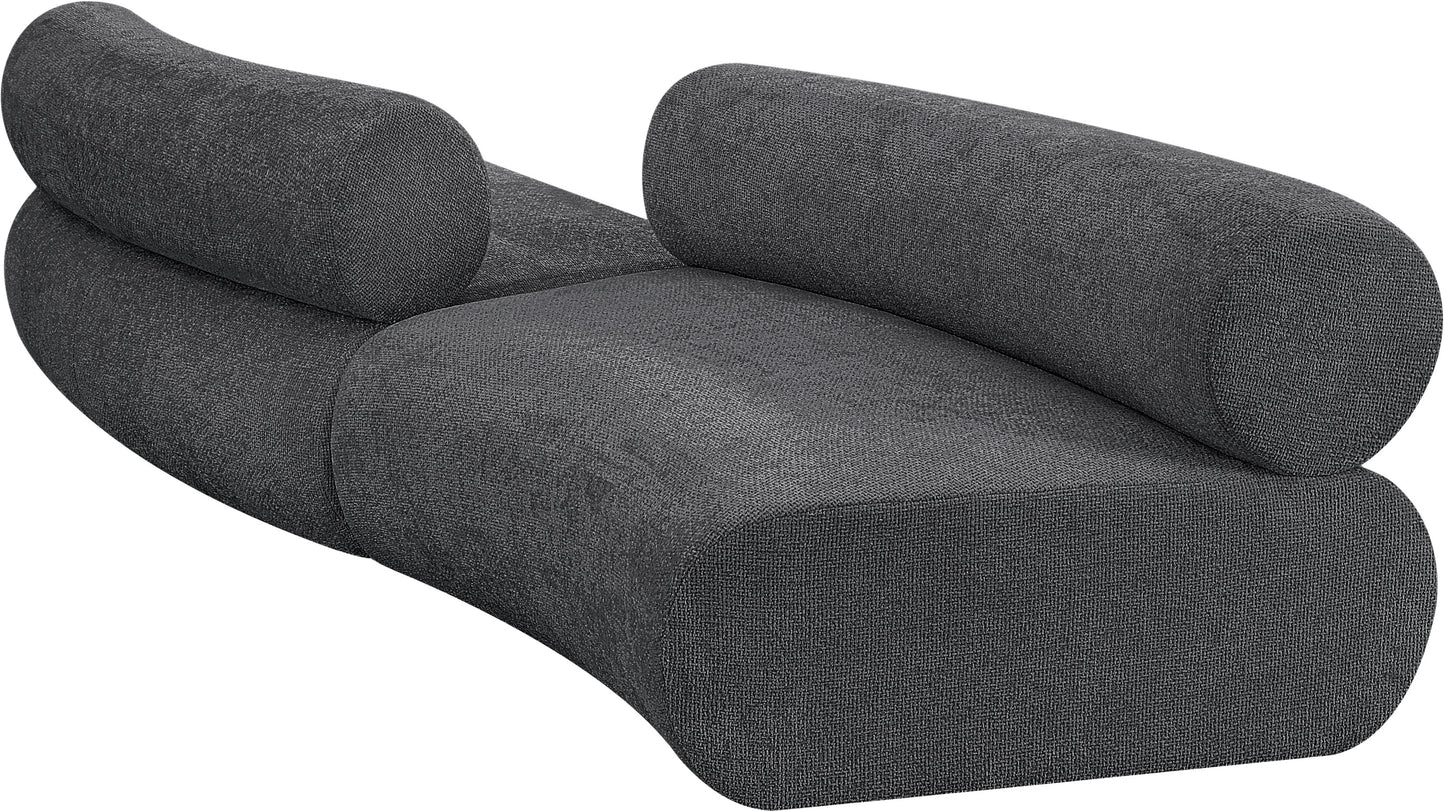 shiloh grey chenille fabric modular sofa s2b