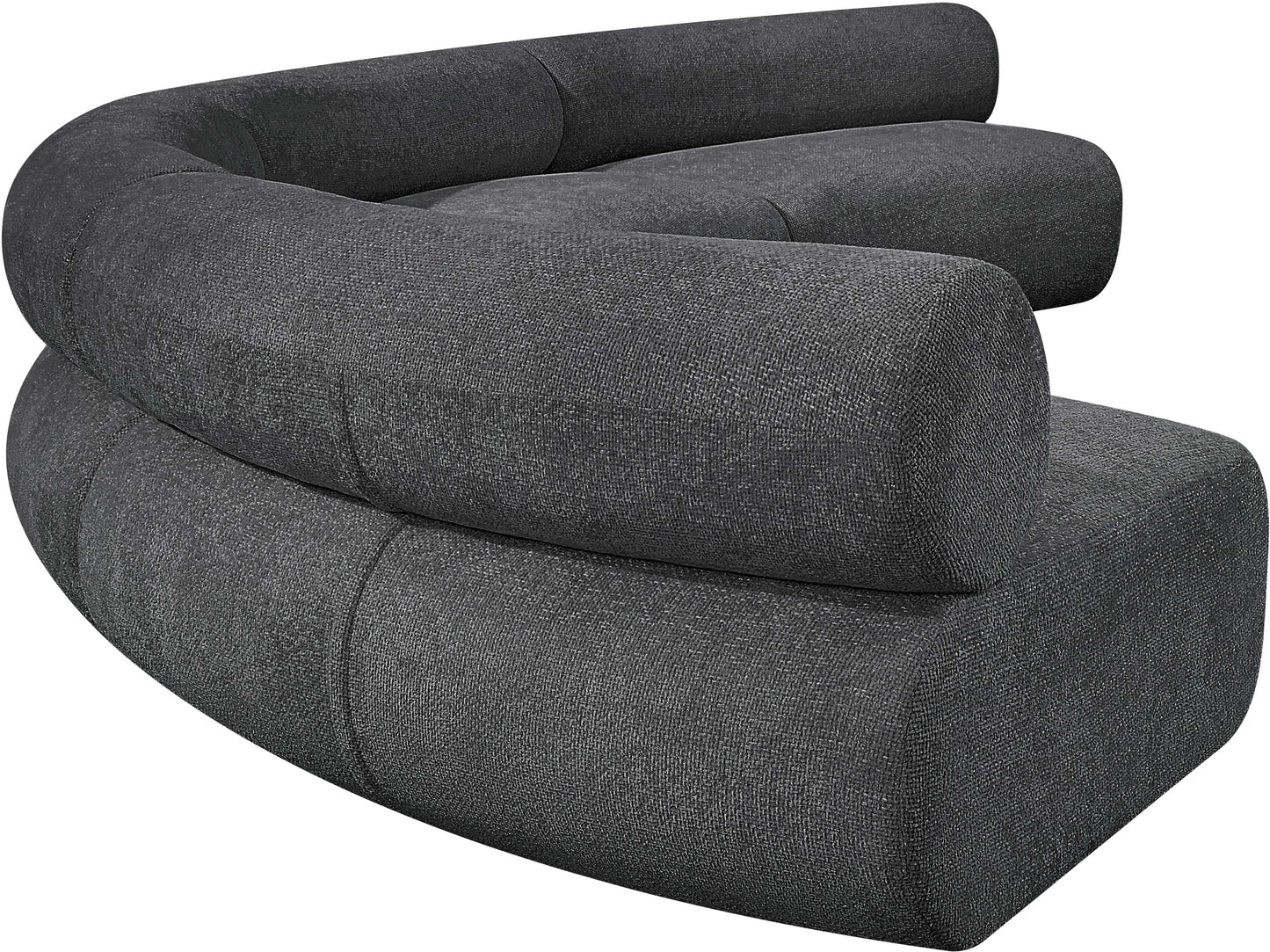 shiloh grey chenille fabric modular sofa s4a