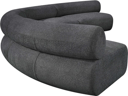 Shiloh Grey Chenille Fabric Modular Sofa S4A