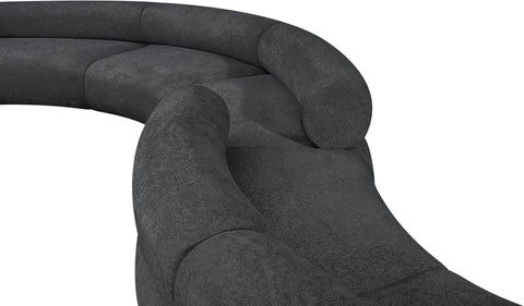 Bellamy Grey 202 Chenille Fabric Upholstered Modular Sectional, 4-Piece