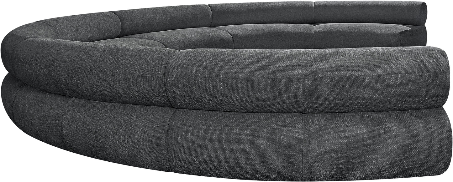 shiloh grey chenille fabric modular sofa s7a