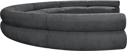 Shiloh Grey Chenille Fabric Modular Sofa S7A