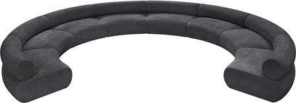 Shiloh Grey Chenille Fabric Modular Sofa S8A