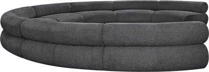 Shiloh Grey Chenille Fabric Modular Sofa S8A