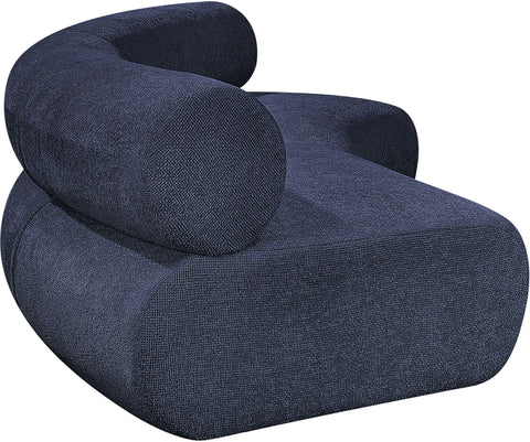 Shiloh Navy Chenille Fabric Modular Sofa S2A