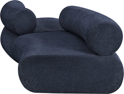 Shiloh Navy Chenille Fabric Modular Sofa S2B