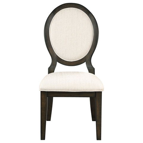 Douglas Oval Back Dining Side Chair Dark Cocoa (Set of 2)Dark Cocoa