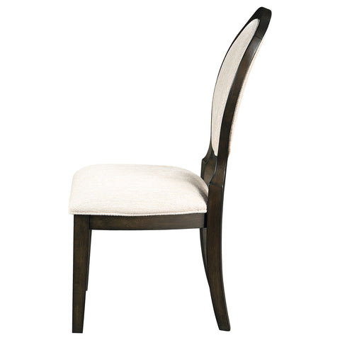 Douglas Oval Back Dining Side Chair Dark Cocoa (Set of 2)Dark Cocoa
