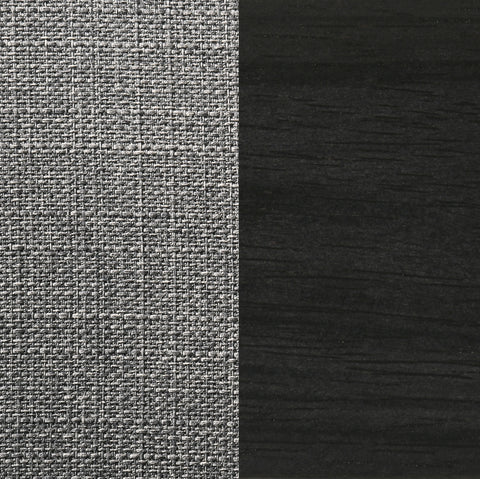 9" Padded Wood Dining Arm Chair Black (Set of 2)Black