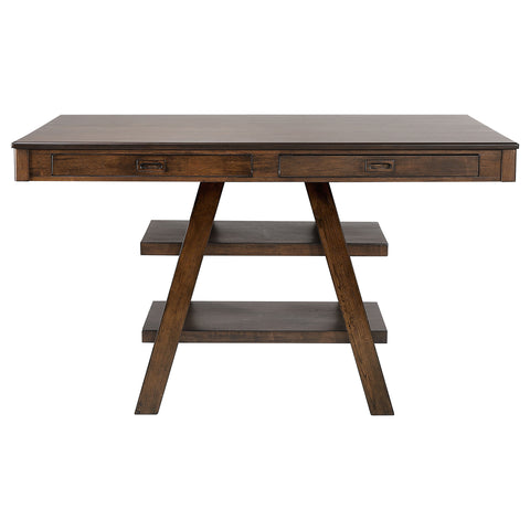 Nilay Rectangular 60-inch Counter Height Dining Table WalnutWalnut
