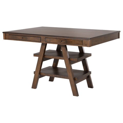 Nilay Rectangular 60-inch Counter Height Dining Table WalnutWalnut