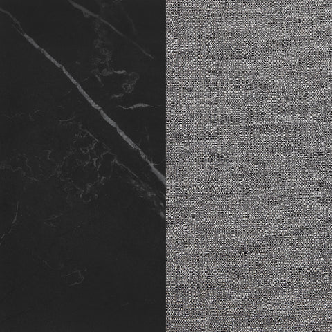 Shawna 5-piece Rectangular Ceramic Top Dining Table Set BlackBlack