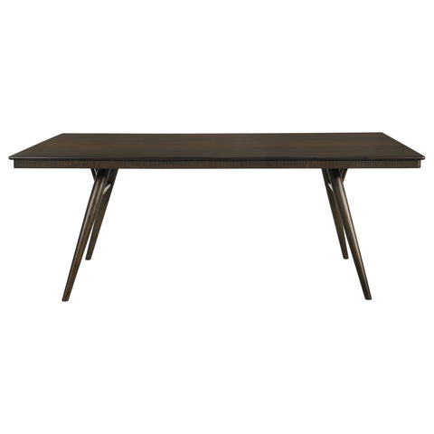 Jade 7-piece Rectangular Dining Table Set Dark WalnutDark Walnut