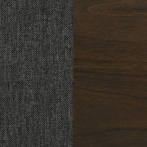 Jade Upholstered Dining Side Chair Dark Walnut (Set of 2)Dark Walnut