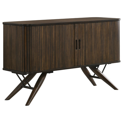 Jade 2-door Sideboard Buffet Storage Cabinet Dark WalnutDark Walnut