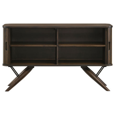 Jade 2-door Sideboard Buffet Storage Cabinet Dark WalnutDark Walnut
