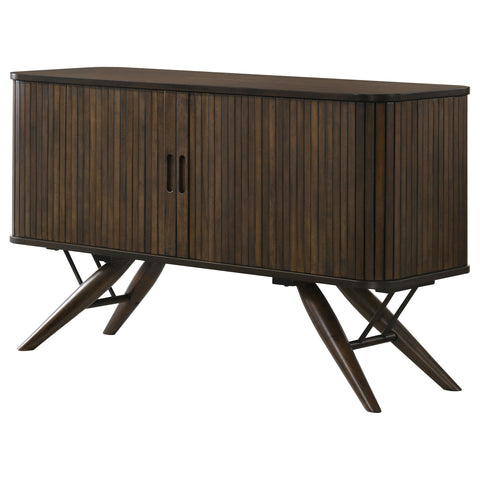 Jade 2-door Sideboard Buffet Storage Cabinet Dark WalnutDark Walnut