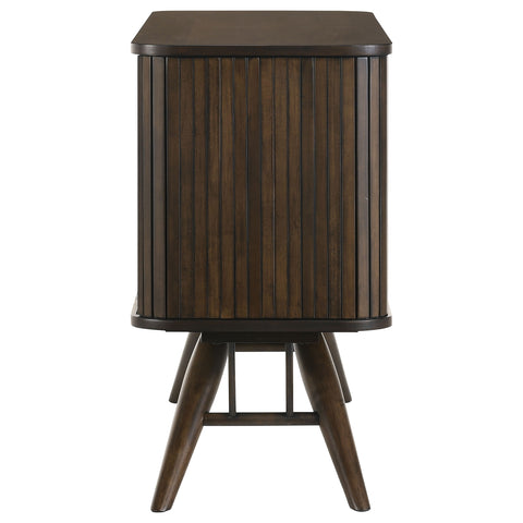 Jade 2-door Sideboard Buffet Storage Cabinet Dark WalnutDark Walnut