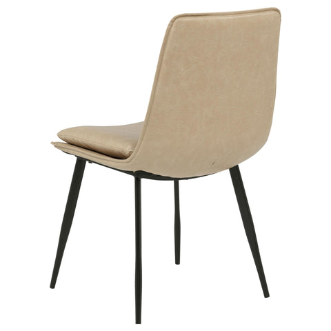 Halden Upholstered Dining Side Chair Tan (Set of 2)
