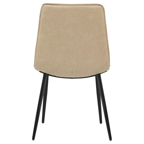 Halden Upholstered Dining Side Chair Tan (Set of 2)