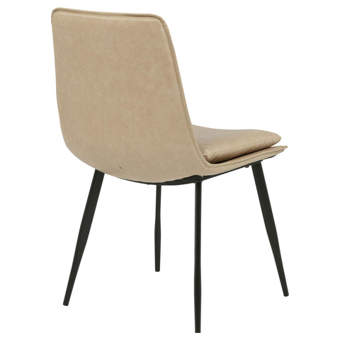 Halden Upholstered Dining Side Chair Tan (Set of 2)